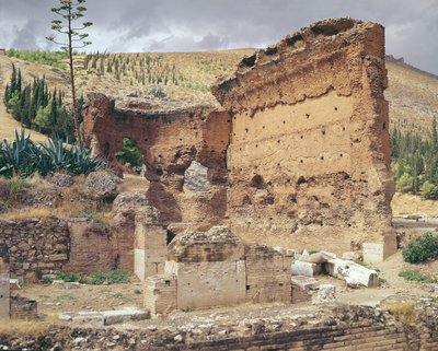 Vista de los baños de Greek